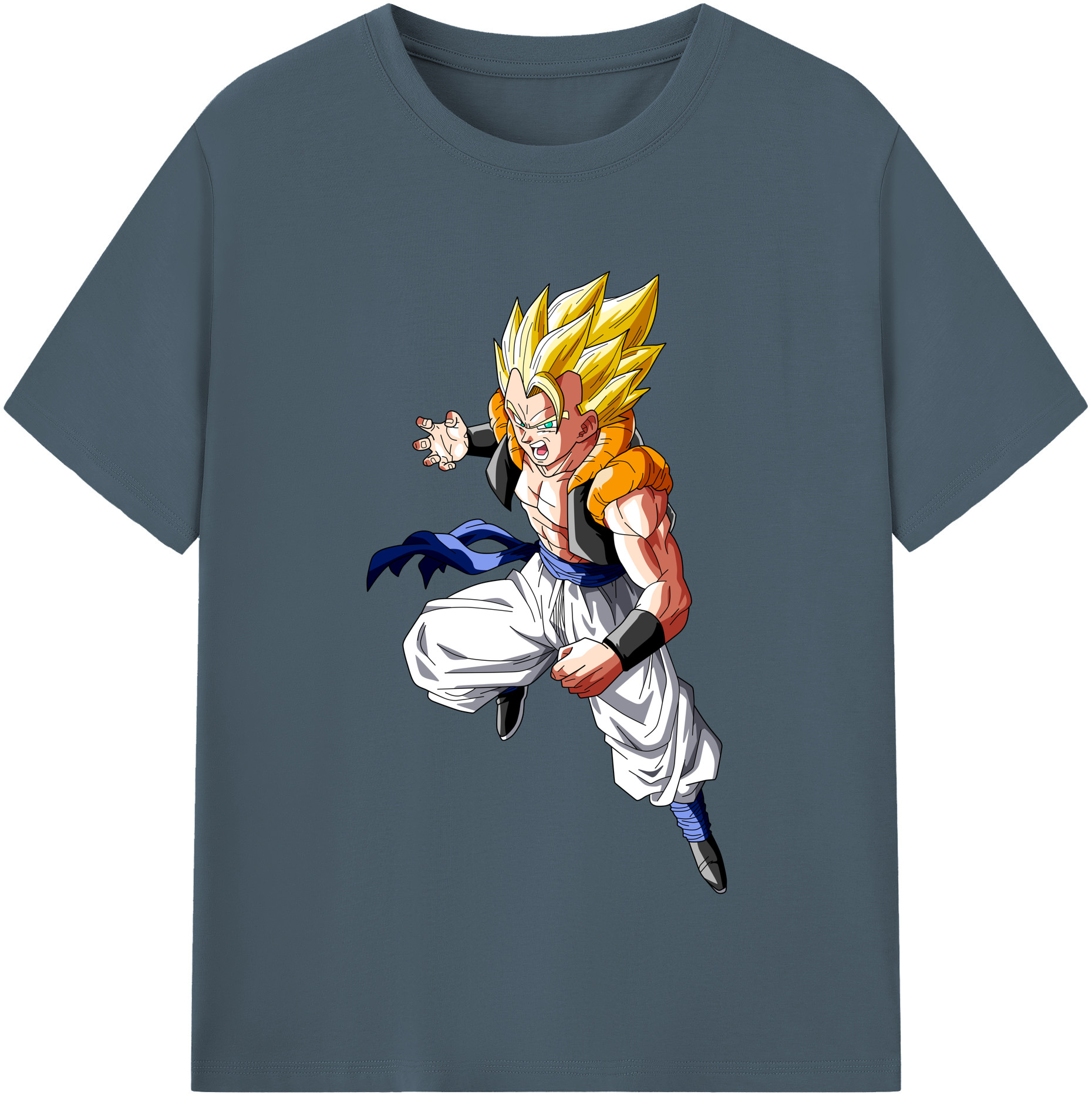 （画像用） ドラゴンボール ベジータ四世（Bejīta Yonsei）DRAGON BALL Vegeta IV 綿100％半袖Tシャツ（フロントプリント）